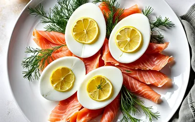 Œufs durs au saumon fumé : recette facile et rapide pour un apéritif gourmand