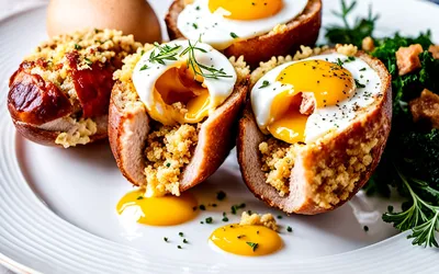 Recette facile d’œufs écossais croustillants et savoureux