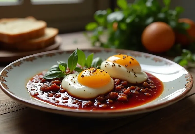 Oeufs en Meurette : Recette Traditionnelle Bourguignonne au Vin Rouge