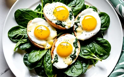 Recette Oeufs Florentine Crémeux aux Épinards Frais - Brunch Facile et Gourmand