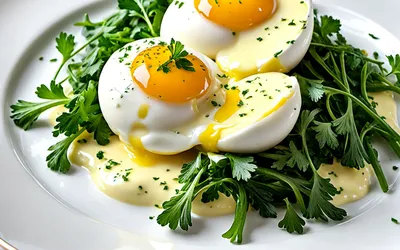 Recette Oeufs Georgette : Œufs Pochés à la Sauce Beurre Crème