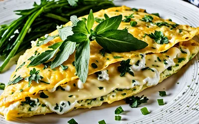 Omelette au Brocciu Corse : Recette Facile et Authentique pour un Petit Déjeuner Savoureux