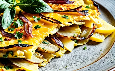 Omelette espagnole traditionnelle facile et rapide - Recette authentique