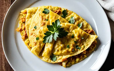 Recette facile d'omelette soufflée au curry moelleuse et légère