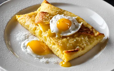 Photo de Omelette sucrée moelleuse et rapide pour un petit déjeuner gourmand