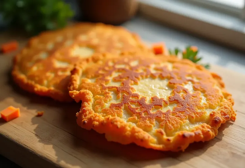 Paillassons croustillants de carottes et pommes de terre