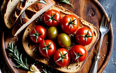 Recette facile et rapide de Pain à la tomate catalan - Pa amb tomaquet