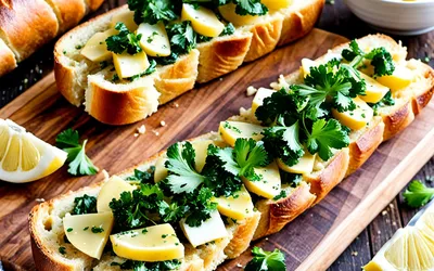 Recette facile de pain à l'ail croustillant et savoureux