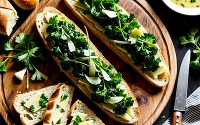 Recette facile de pain à l'ail croustillant et parfumé