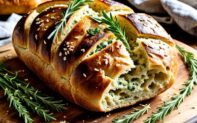Recette facile de pain aux herbes maison moelleux et parfumé
