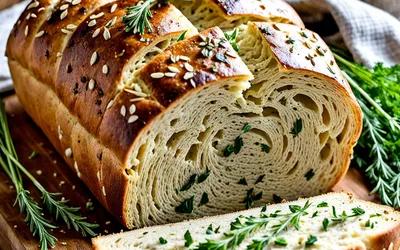 Pain brioché aux fines herbes et cumin : recette facile et moelleuse