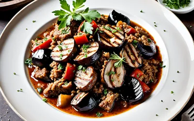 Pain d'agneau aux aubergines et épices : recette savoureuse et facile