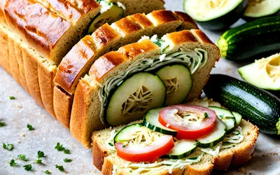 Pain de courgettes au surimi moelleux et savoureux - recette facile