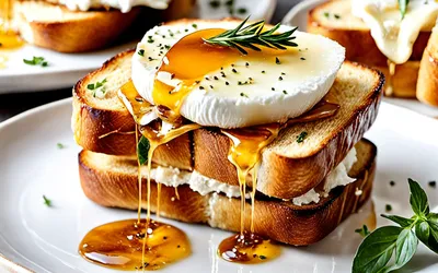 Pain de mie toasté au chèvre et miel : recette facile et gourmande