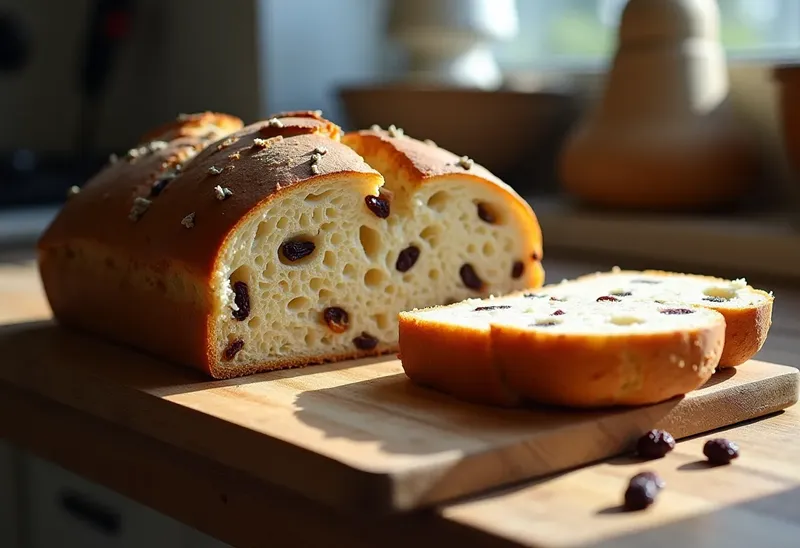Pain d'épices moelleux aux raisins secs : recette facile et gourmande