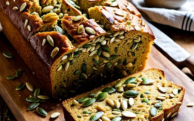 Recette facile de pain maison aux pépins de citrouille croustillants