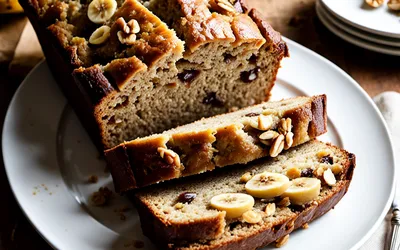 Pain moelleux à la banane et aux noix : recette facile et gourmande