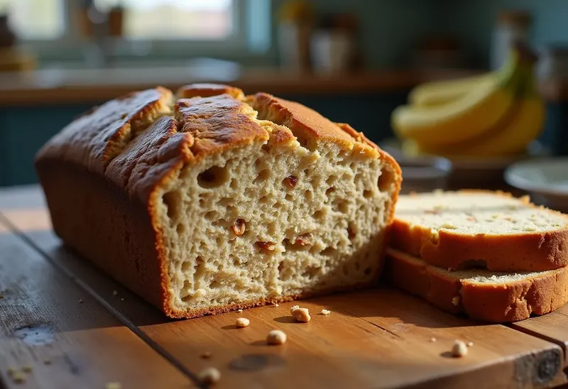 Pain moelleux aux bananes et noix : recette gourmande et facile