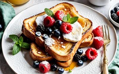 Recette facile de pain perdu rapide pour un petit déjeuner gourmand