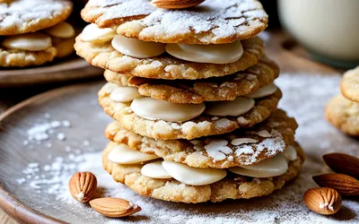 Recette facile des Palets des Dames aux amandes fondants