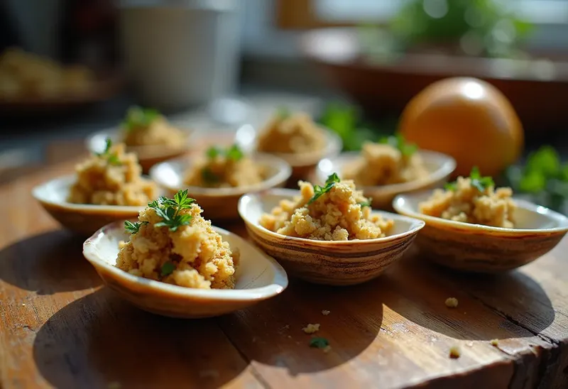 Palourdes Farcies aux Noisettes : Recette Gourmande et Croquante