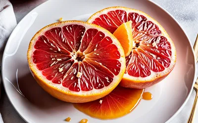 Recette facile de pamplemousses caramélisés au four, dessert fruité et gourmand
