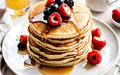 Recette facile de pancakes légers et moelleux pour petit déjeuner sain