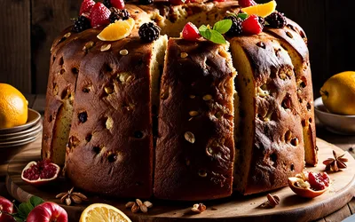 Recette facile de Panettone italien moelleux aux fruits confits