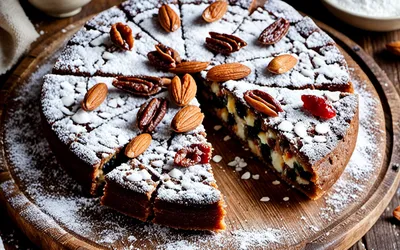 Recette traditionnelle de Panforte italien aux fruits confits et épices