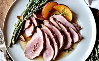 Papillote de canard aux pêches : recette gourmande et facile à réaliser