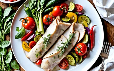 Papillote de dinde et ratatouille maison - Recette facile et saine