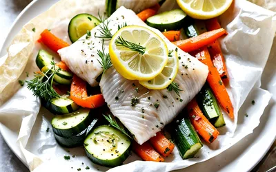 Papillote de poisson aux épices savoureuses - Recette facile et saine