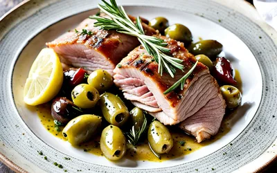 Papillote de porc aux olives et romarin : recette facile et savoureuse