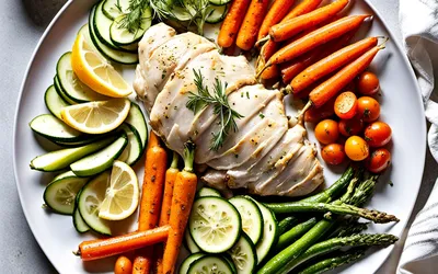 Recette facile de papillote de poulet aux légumes - sain et rapide