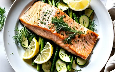 Papillote de saumon aux courgettes : recette facile, saine et rapide