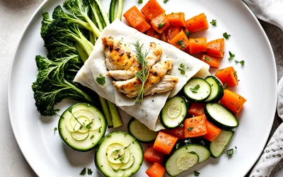Papillote de volaille au carré frais : recette facile, légère et savoureuse