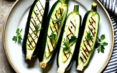 Papillotes de courgettes au barbecue : recette facile, légère et savoureuse