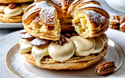 Recette facile et gourmande de Paris-Brest à la crème pralinée