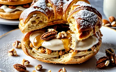 Recette facile de Paris-Brest gourmand et généreux - Dessert praliné traditionnel