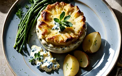 Recette facile de Parmentier au Bleu : gratin crémeux et savoureux