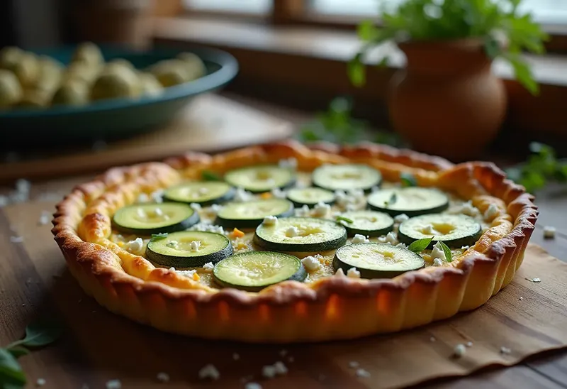Paschtida aux courgettes : tarte salée israélienne savoureuse