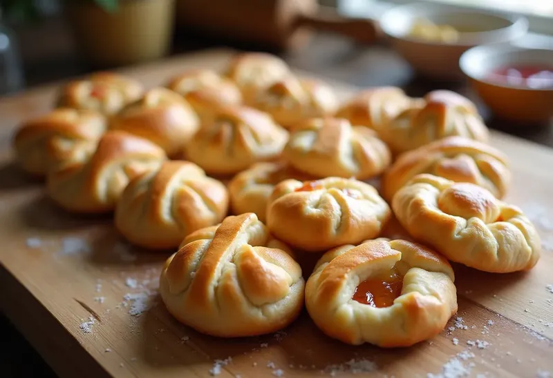 Pastelitos de hojaldre à la confiture de coing : petits gâteaux argentins gourmands