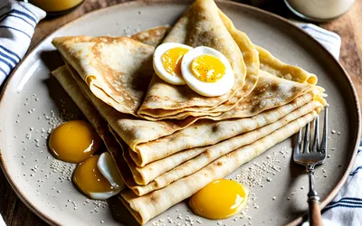 Recette facile de pâte à crêpes levée au sarrasin moelleuse