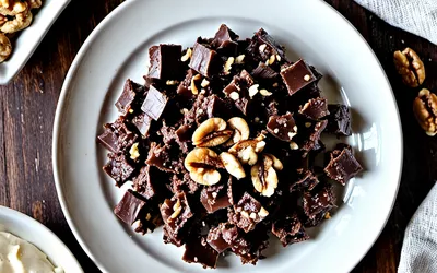 Recette facile de pâte à tartiner au chocolat et noix maison