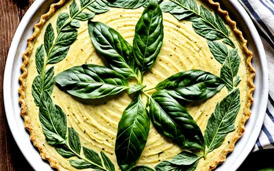Recette facile de pâte au basilic pour quiche maison croustillante