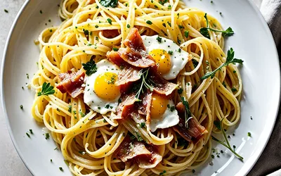 Recette Pâtes Carbonara Authentiques Faciles pour 1 Personne