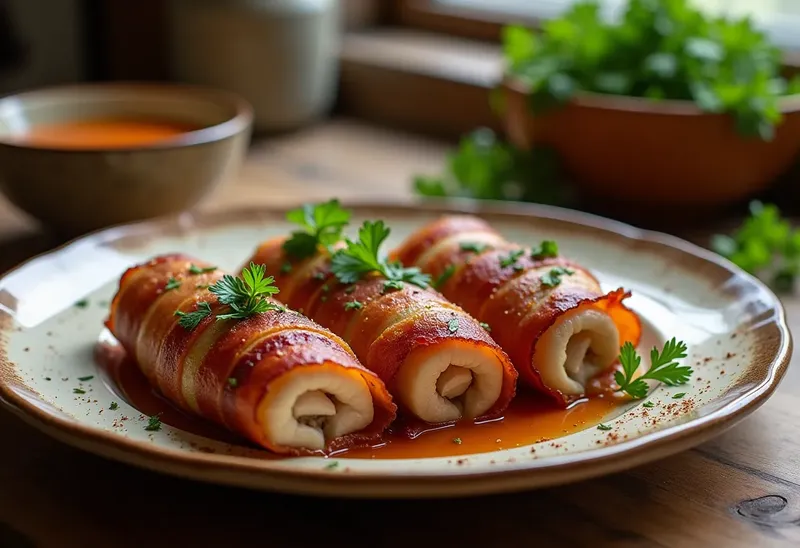 Paupiettes antillaises savoureuses au poulet et épices