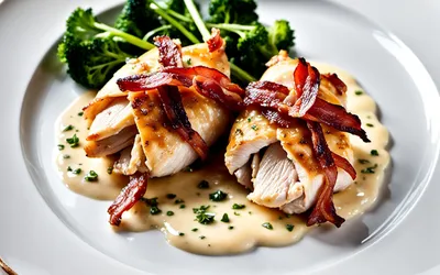 Paupiettes de poulet au fromage bleu et lard croustillant : recette facile et gourmande