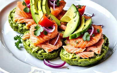 Paupiettes de saumon fumé au guacamole frais : recette facile et rapide