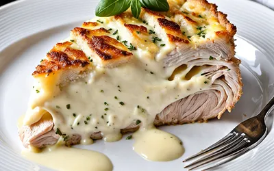 Recette facile de pavé de dinde fondant au fromage gratiné